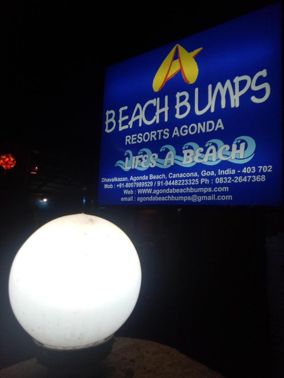 Agonda Beach Bumps Hotel Екстериор снимка